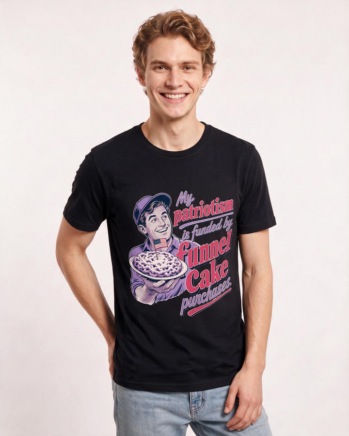 Patriotic Black T-Shirt for Men – Everyday Expression Graphic Tee product image 3