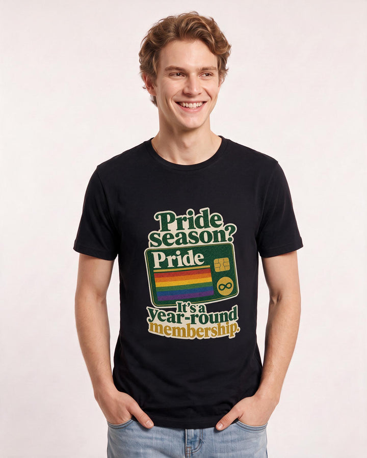 Pride Black T-Shirt for Men – Everyday Expression Graphic Tee product image 1