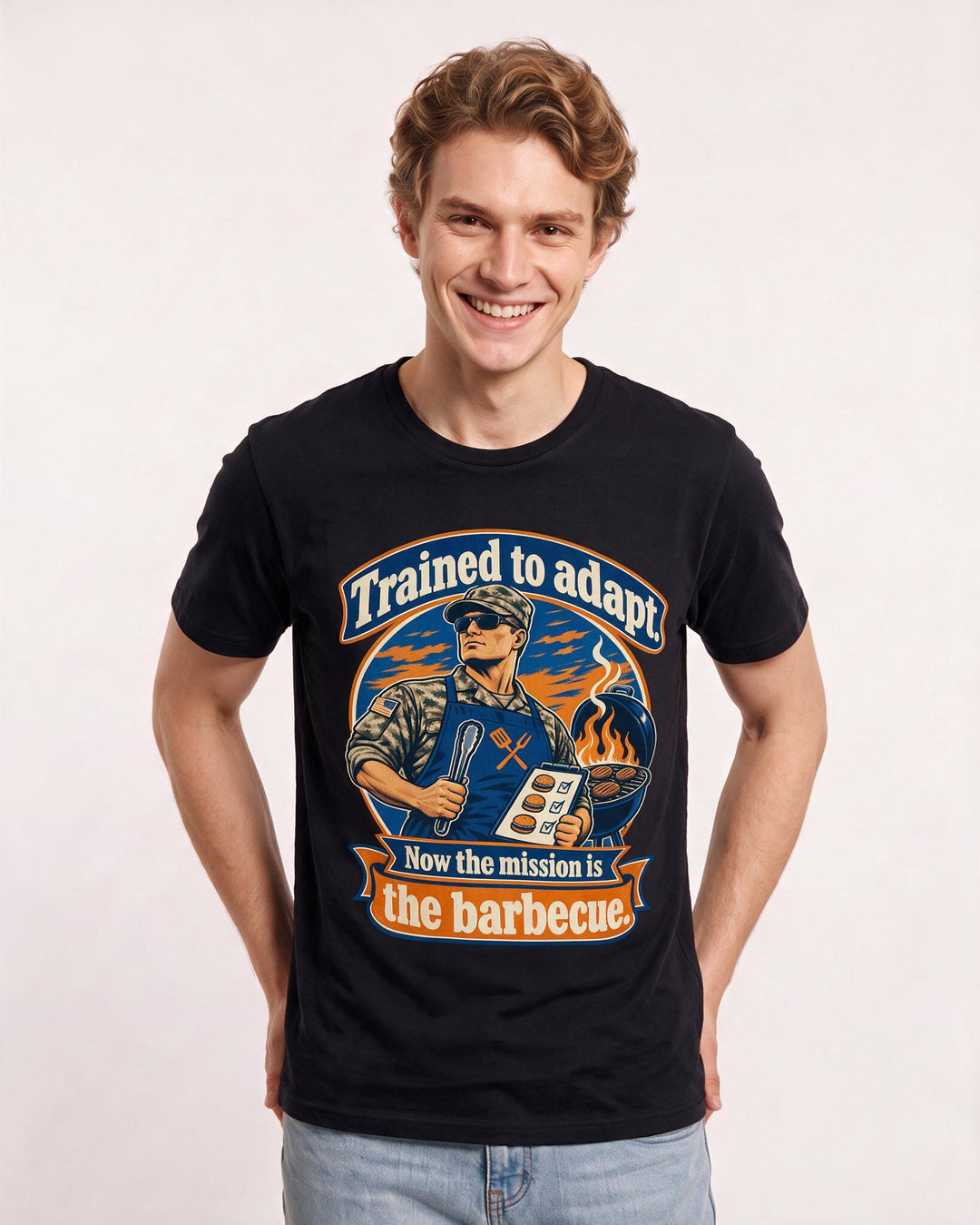 Veteran Black T-Shirt for Men – Everyday Expression Graphic Tee product image 1