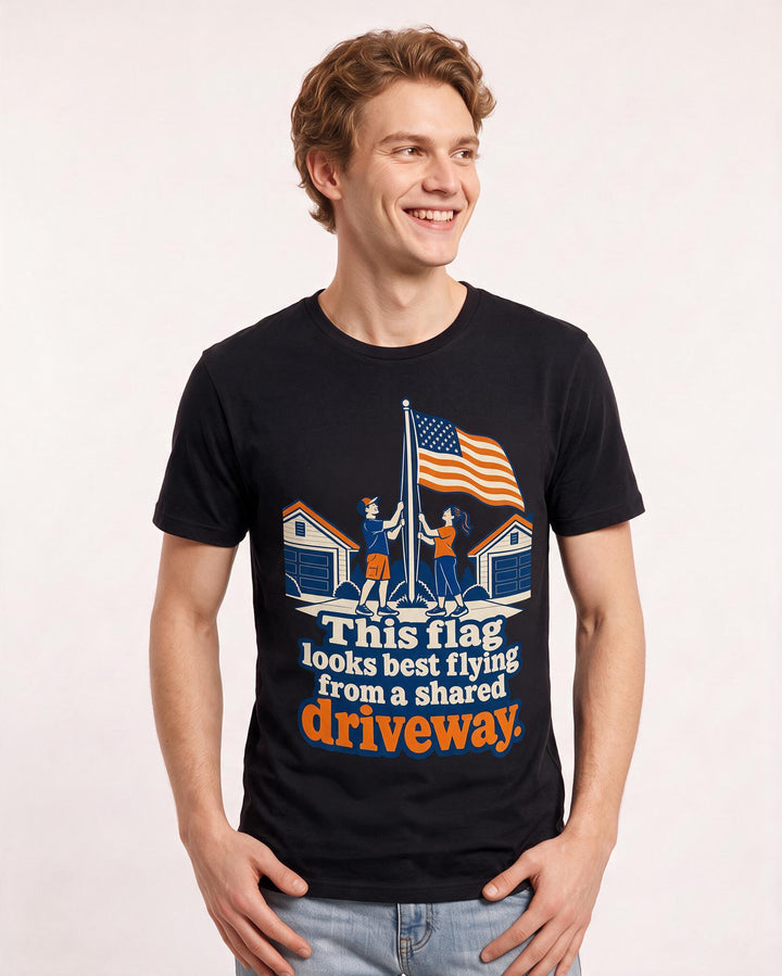 Patriotic Black T-Shirt for Men – Everyday Expression Graphic Tee product image 1
