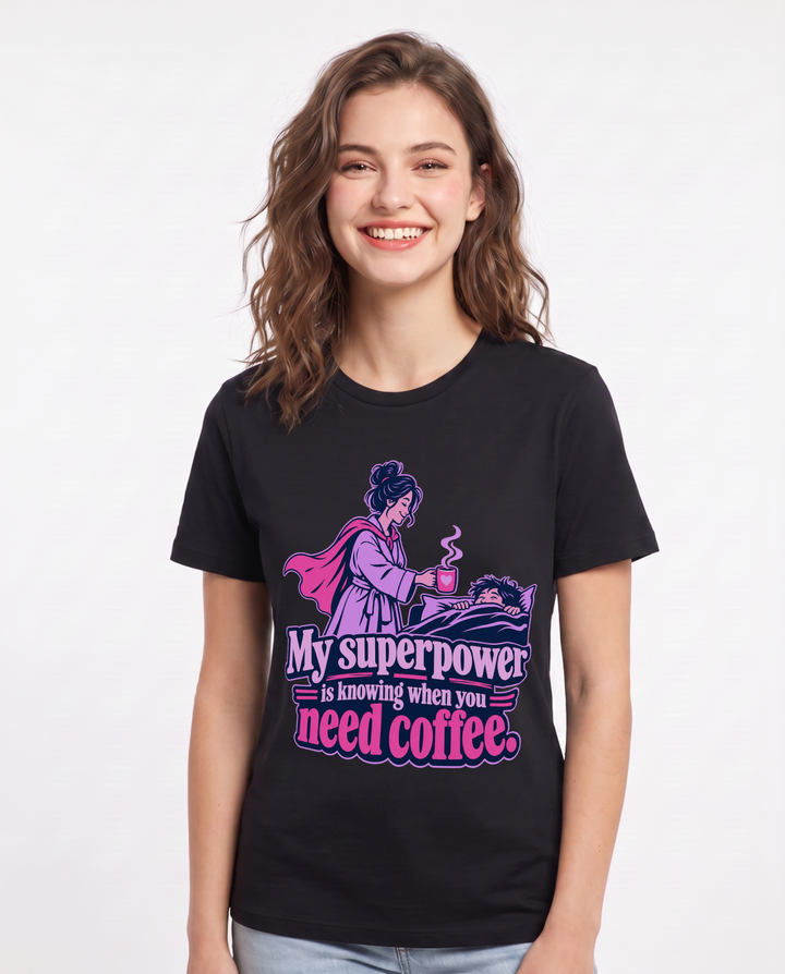 Mom Black T-Shirt for Women – Everyday Expression Graphic Tee product image 3