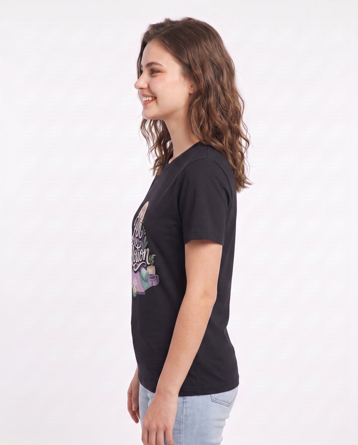 Zen in Motion Women's Black T-Shirt product image 3
