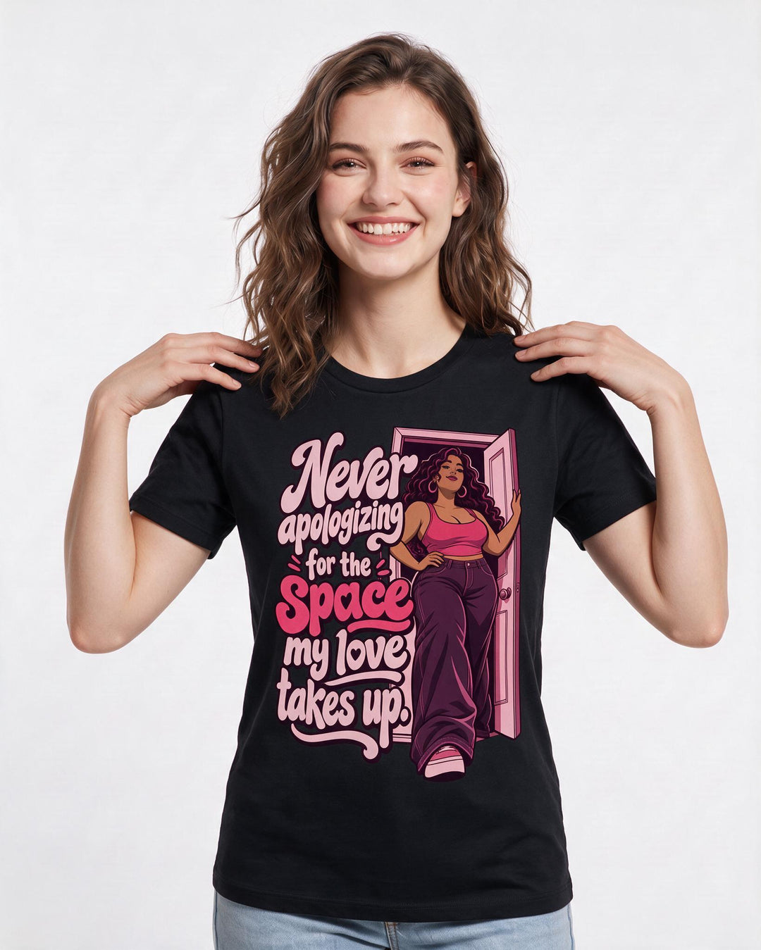 Pride Black T-Shirt for Women – Everyday Expression Graphic Tee product image 1