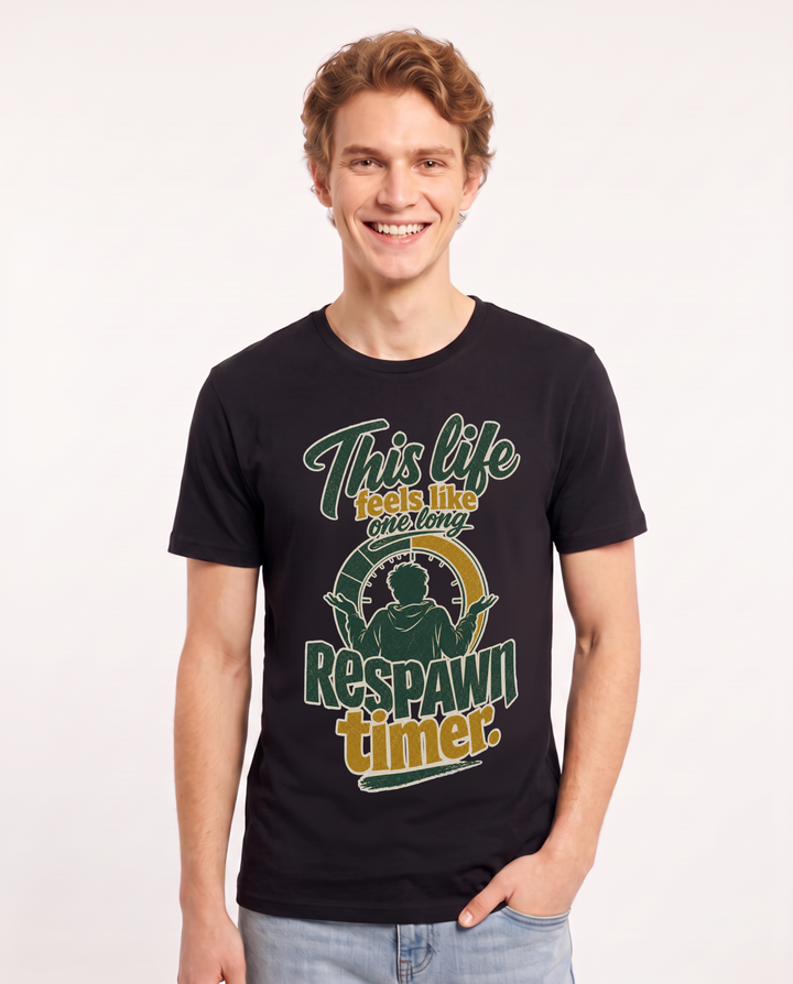Gaming Black T-Shirt for Men – Game Night Graphic Tee product image 1