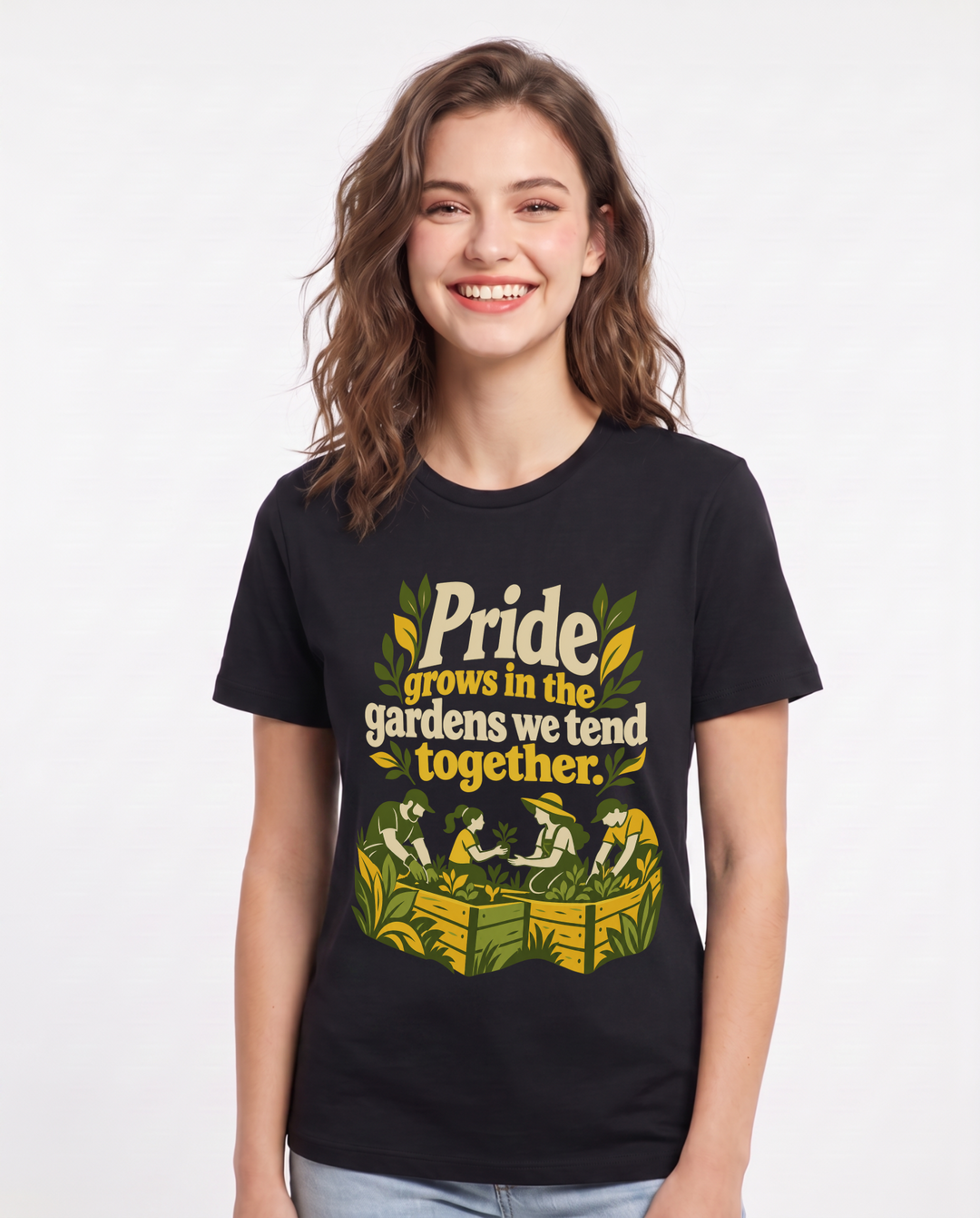 Patriotic Black T-Shirt for Women – Everyday Expression Graphic Tee product image 3
