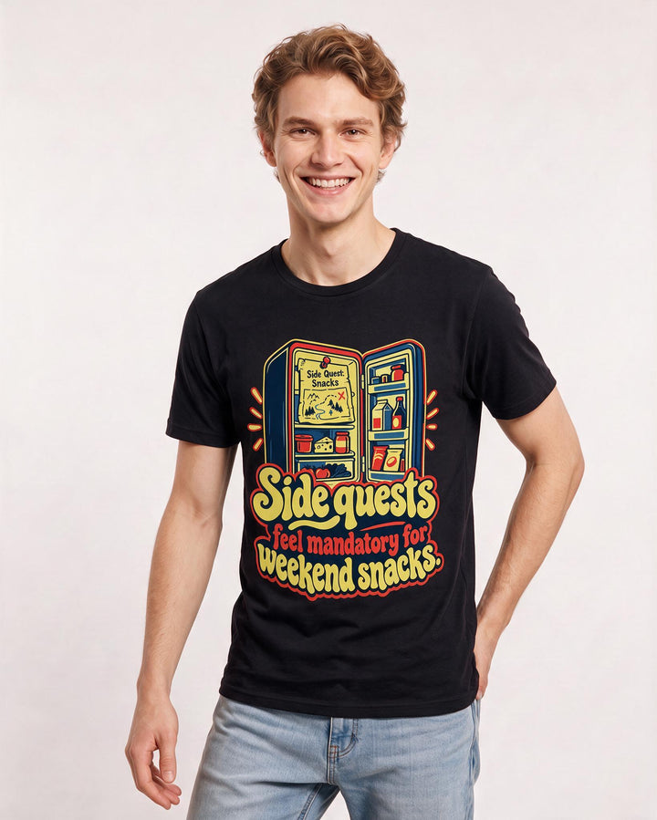 Gaming Black T-Shirt for Men – Game Night Graphic Tee product image 1