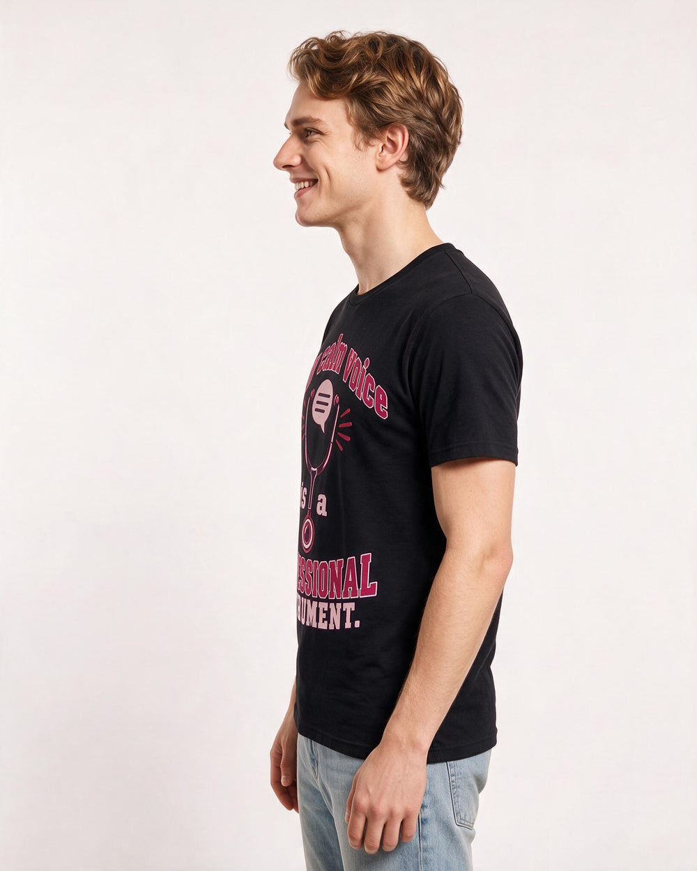 Nurse Black T-Shirt for Men – Nursing Life Graphic Tee product image 2