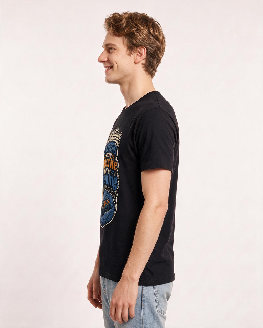 Gaming Black T-Shirt for Men – Game Night Graphic Tee product image 2