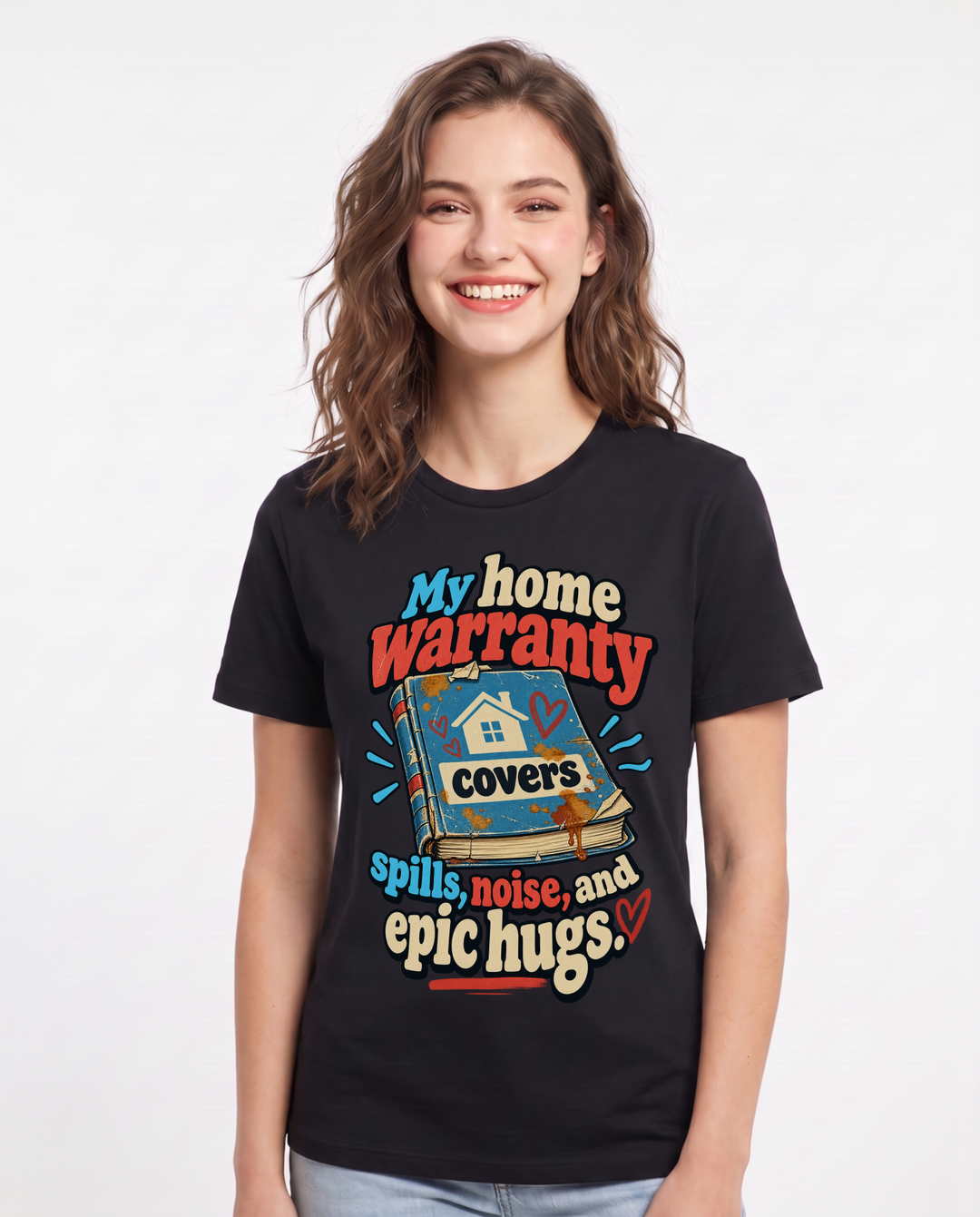 Mom Black T-Shirt for Women – Everyday Expression Graphic Tee product image 3