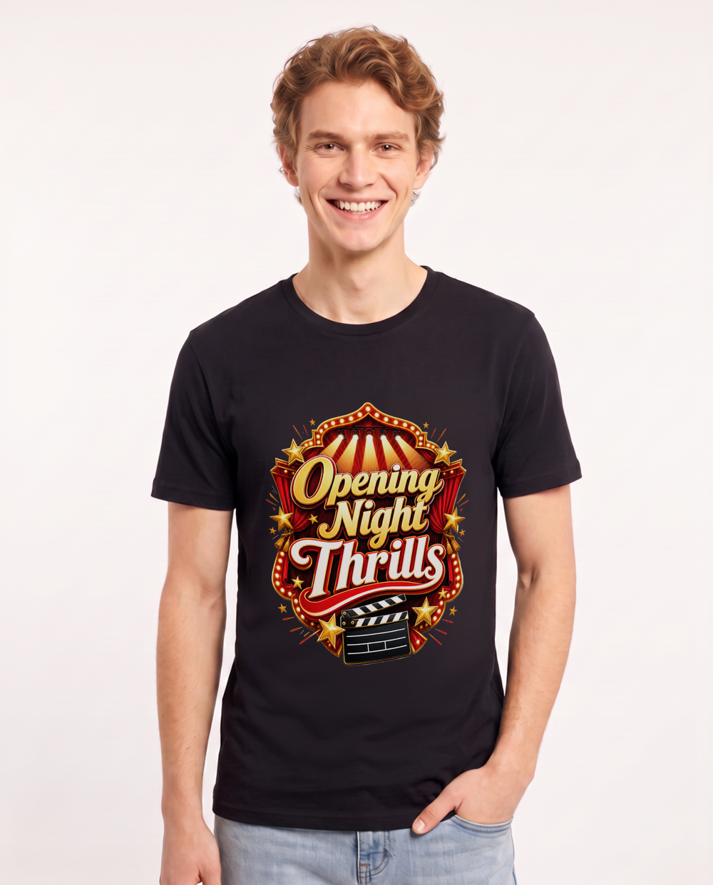 Opening Night Thrills Men's Black T-Shirt product image 2