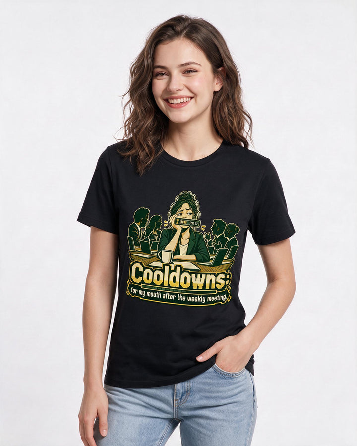 Gaming Black T-Shirt for Women – Game Night Graphic Tee product image 1