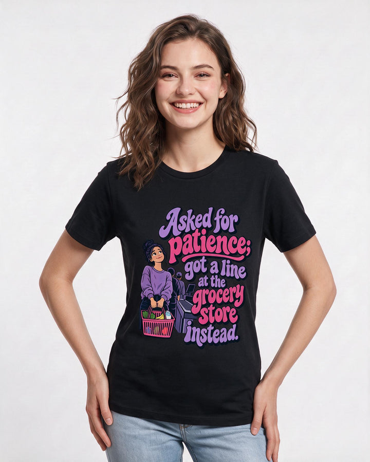Christian Faith Black T-Shirt for Women – Everyday Expression Graphic Tee product image 1