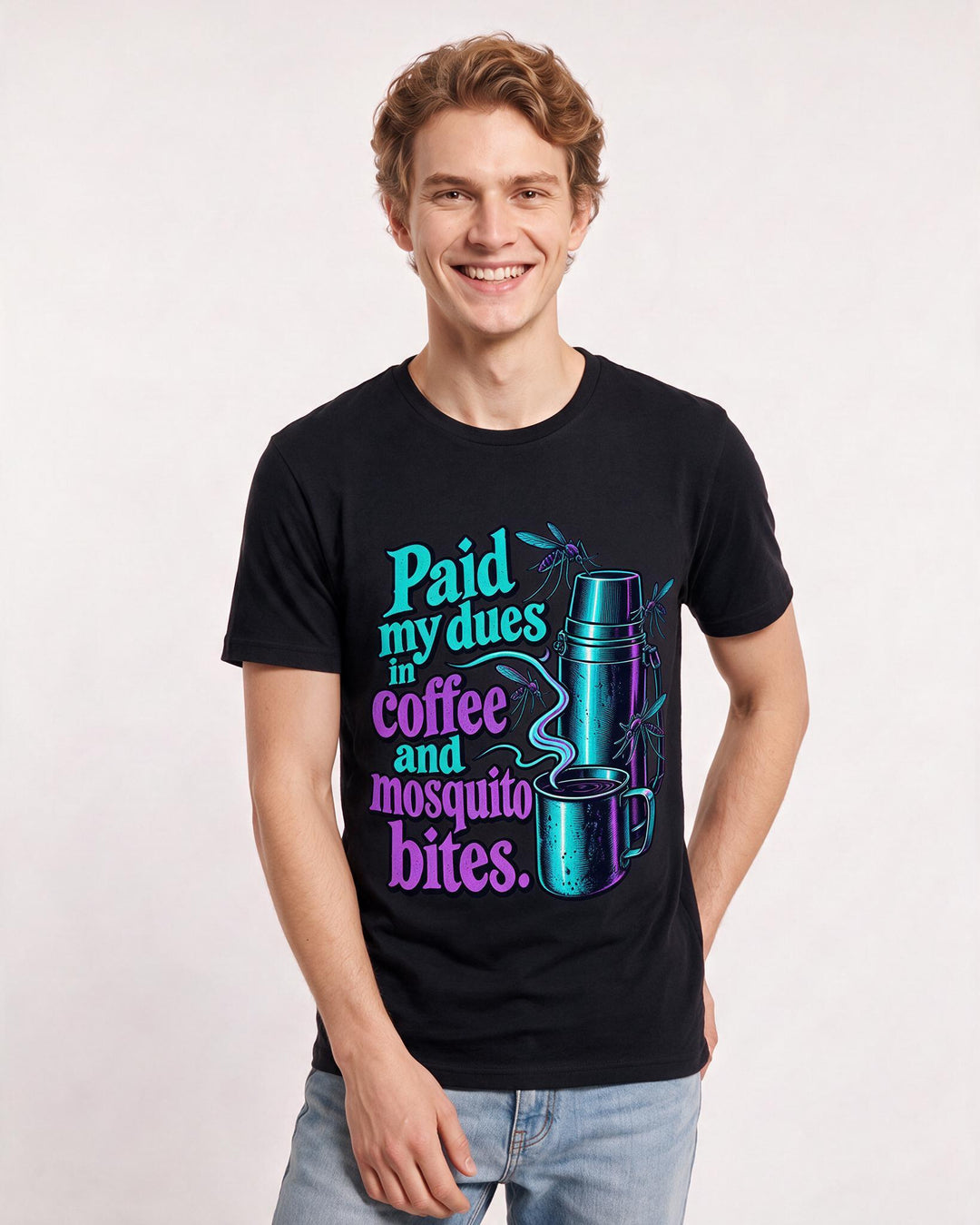Hunting Black T-Shirt for Men – Everyday Expression Graphic Tee product image 1