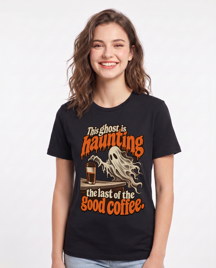 Halloween Black T-Shirt for Women – Halloween Theme Graphic Tee product image 3