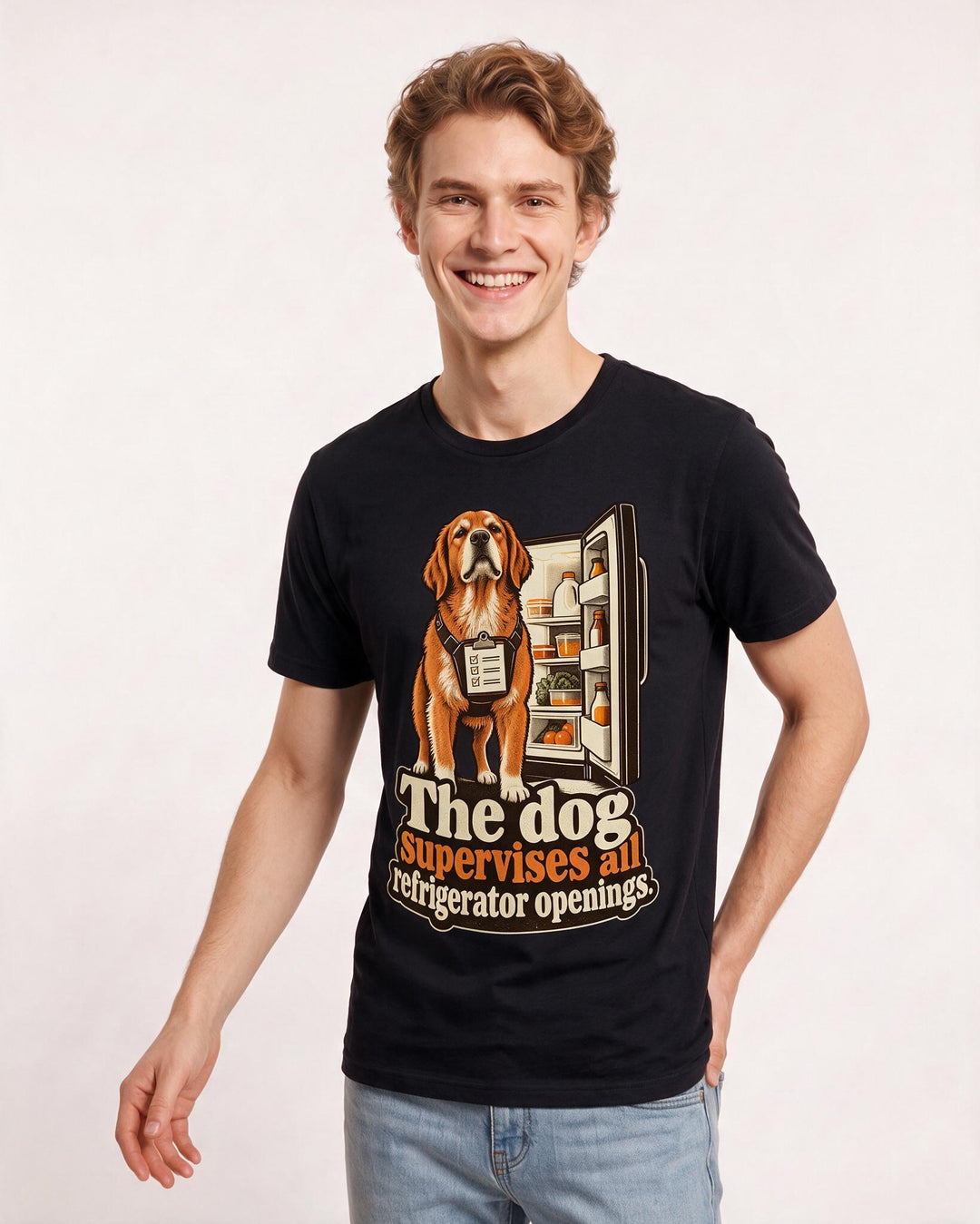 Cat Lover Black T-Shirt for Men – Everyday Expression Graphic Tee product image 1
