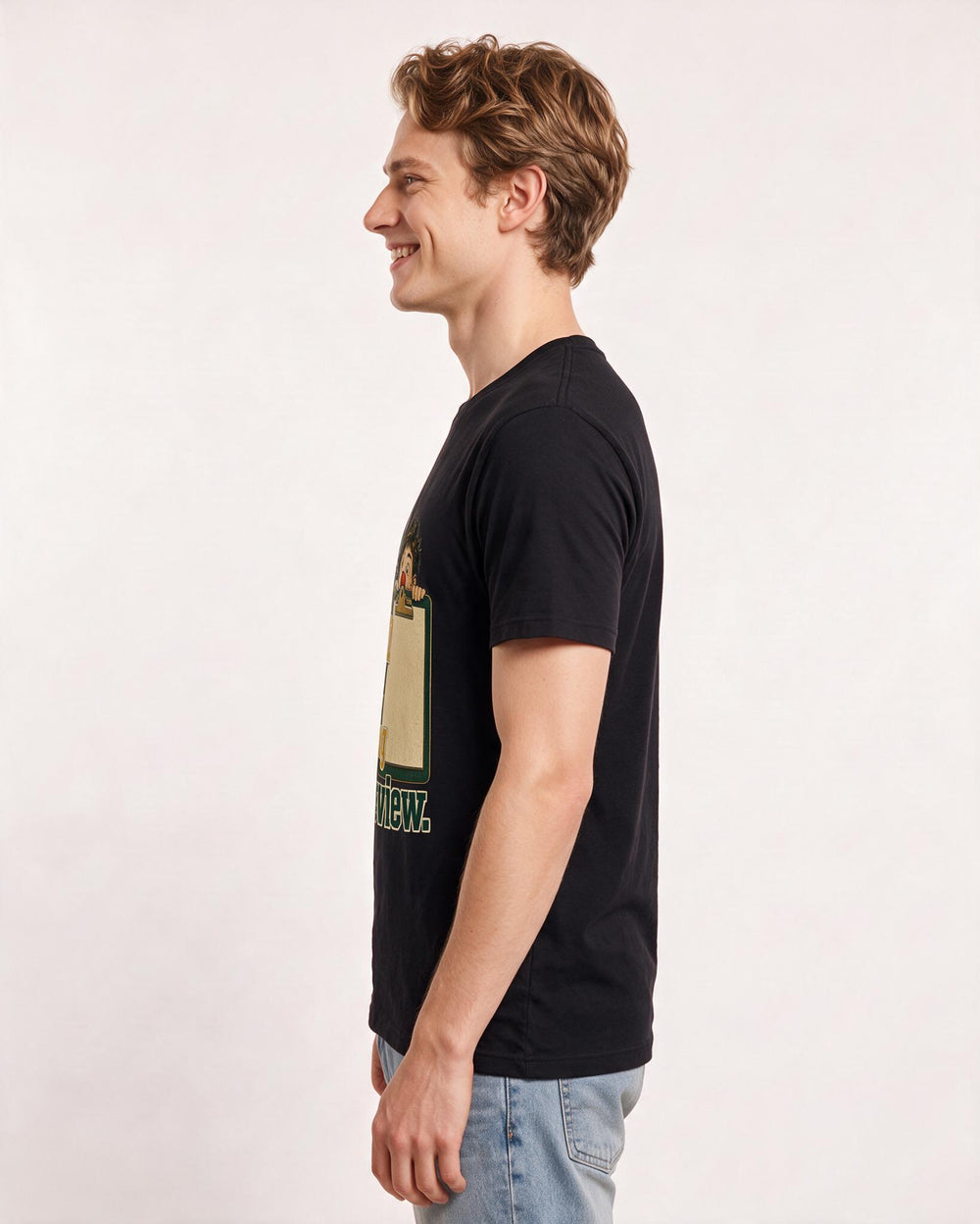 Teacher Black T-Shirt for Men – Everyday Expression Graphic Tee product image 2