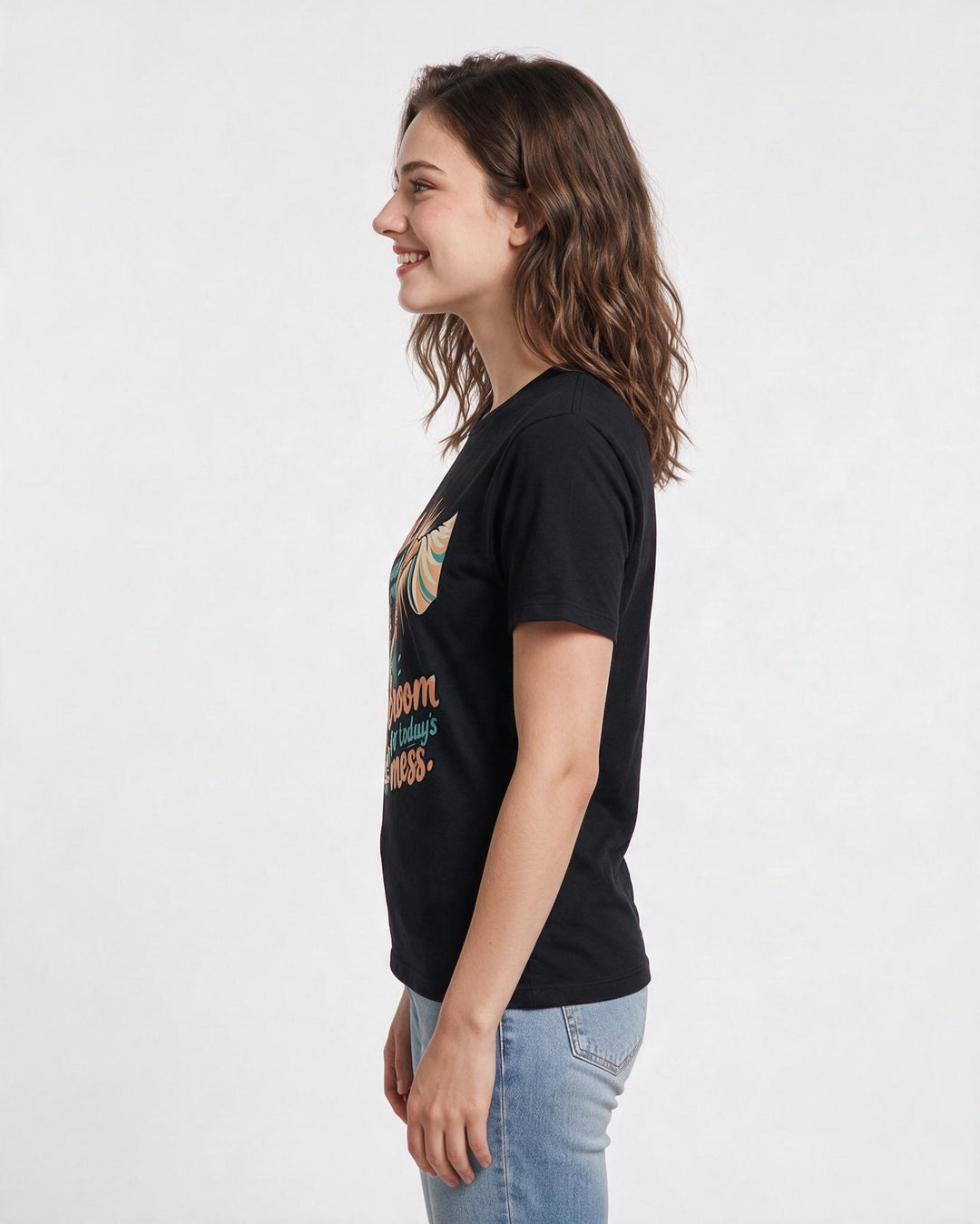 Christian Faith Black T-Shirt for Women – Everyday Expression Graphic Tee product image 2