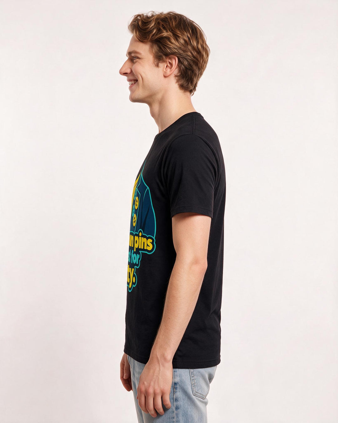 Pride Black T-Shirt for Men – Everyday Expression Graphic Tee product image 2