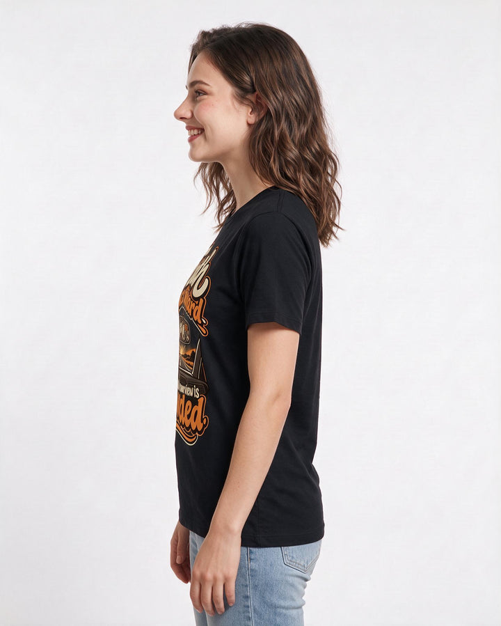 Christian Faith Black T-Shirt for Women – Everyday Expression Graphic Tee product image 2