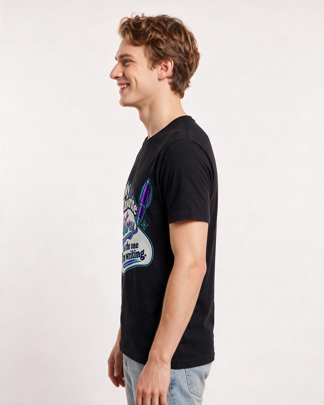 Pride Black T-Shirt for Men – Everyday Expression Graphic Tee product image 2