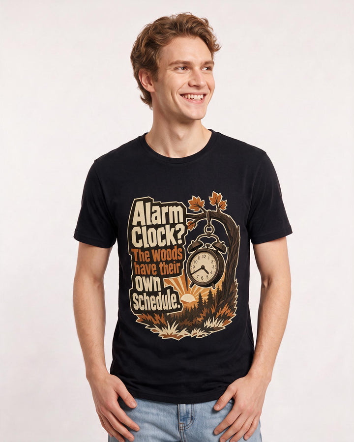 Hunting Black T-Shirt for Men – Everyday Expression Graphic Tee product image 1