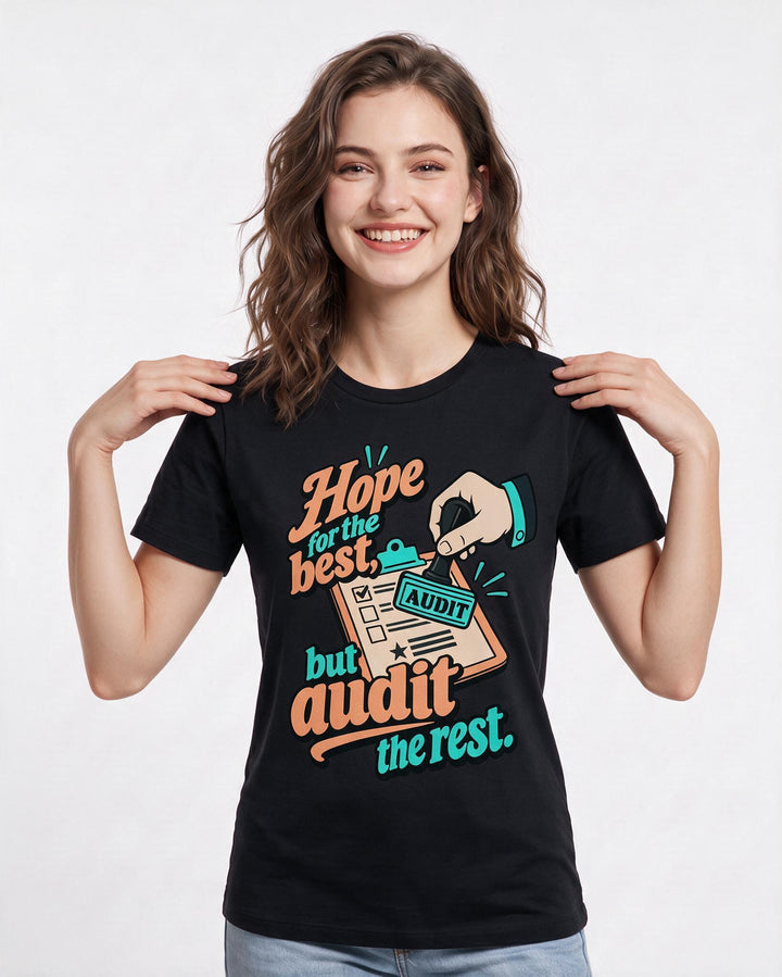 Political Statement Black T-Shirt for Women – Everyday Expression Graphic Tee product image 1