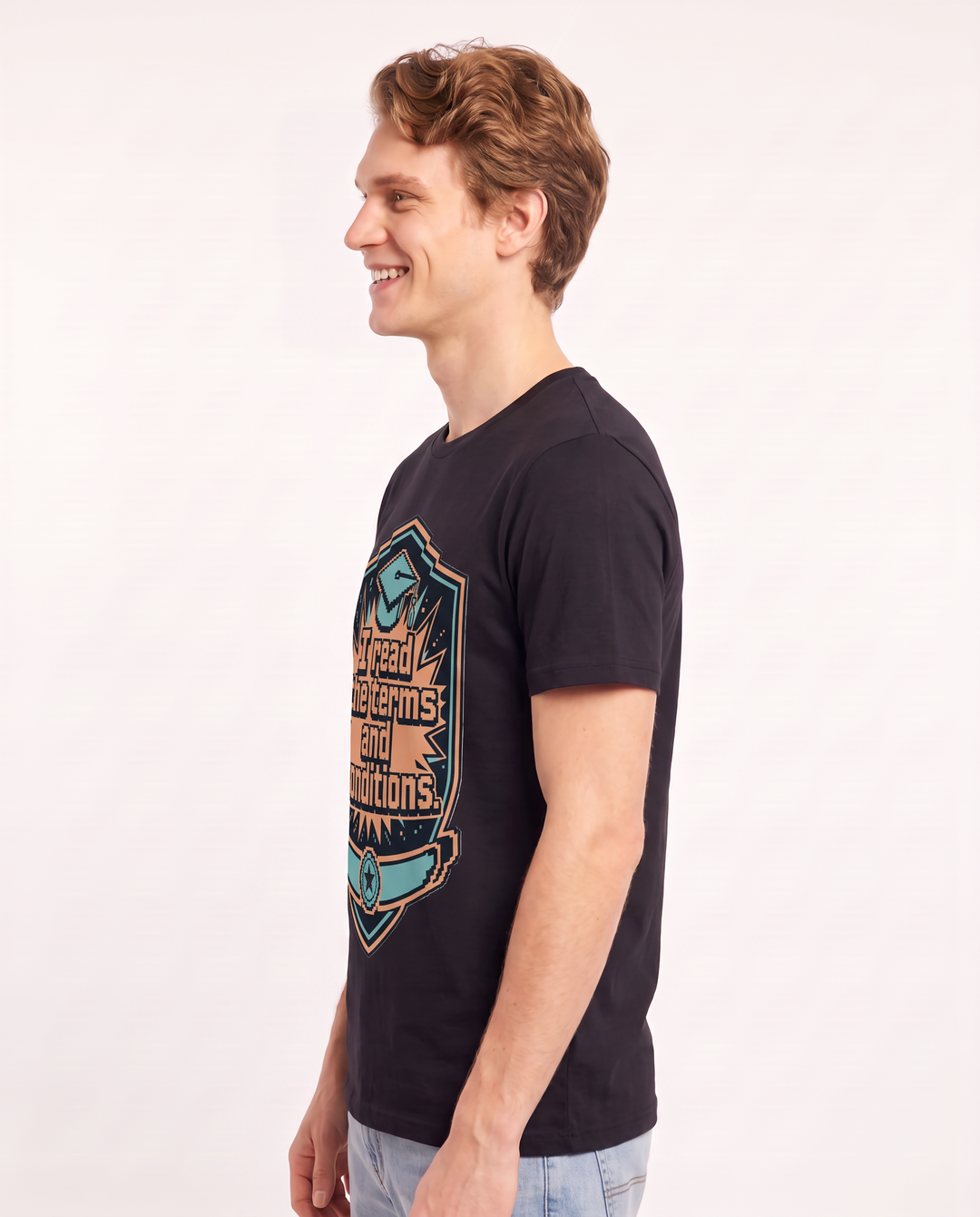 Graduation Gift Men's Black T-Shirt - I read the terms and conditions. product image 2