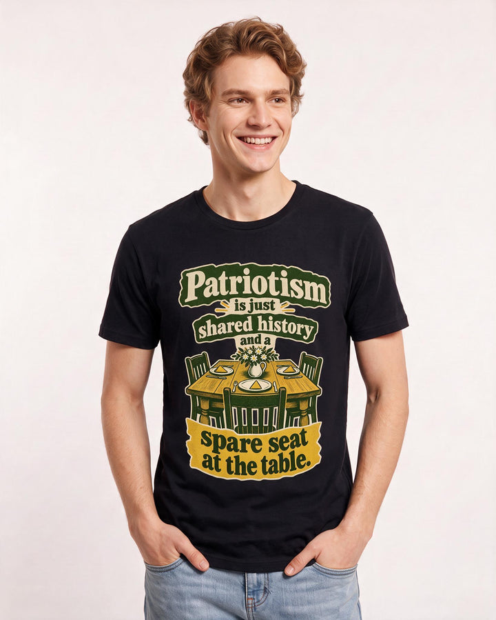 Patriotic Black T-Shirt for Men – Everyday Expression Graphic Tee product image 1