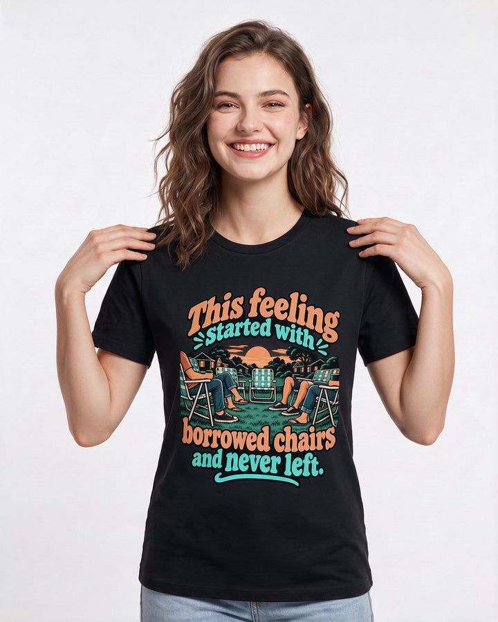 Patriotic Black T-Shirt for Women – Everyday Expression Graphic Tee product image 1
