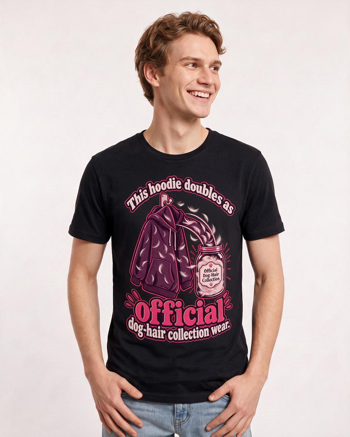 Cat Lover Black T-Shirt for Men – Everyday Expression Graphic Tee product image 1