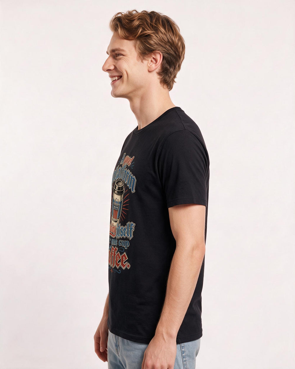 Political Statement Black T-Shirt for Men – Everyday Expression Graphic Tee product image 2