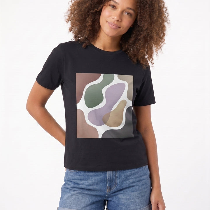 Casual Comfort Black T-Shirt mockup 2