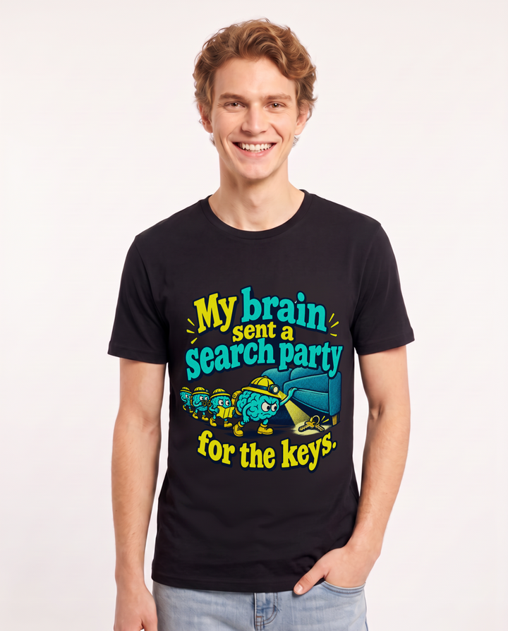 Meme Black T-Shirt for Men – Everyday Expression Graphic Tee product image 3