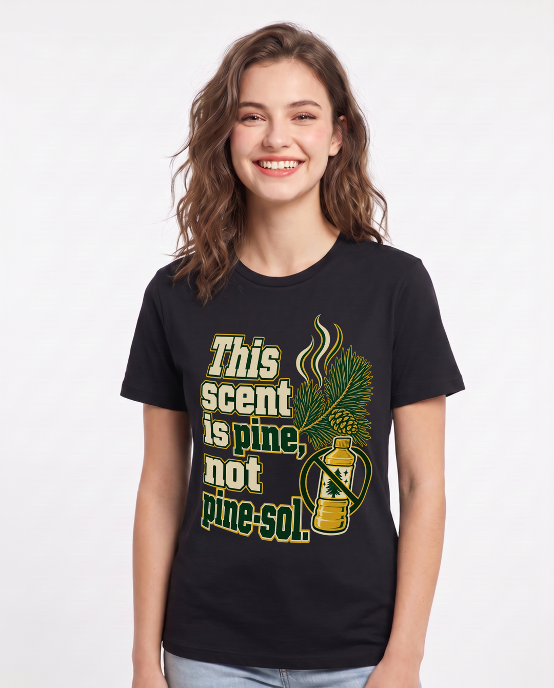 Hunting Black T-Shirt for Women – Everyday Expression Graphic Tee product image 3