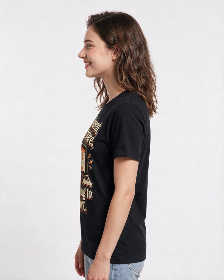 Neurodiversity Black T-Shirt for Women – Everyday Expression Graphic Tee product image 2