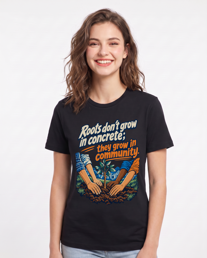 Patriotic Black T-Shirt for Women – Everyday Expression Graphic Tee product image 3