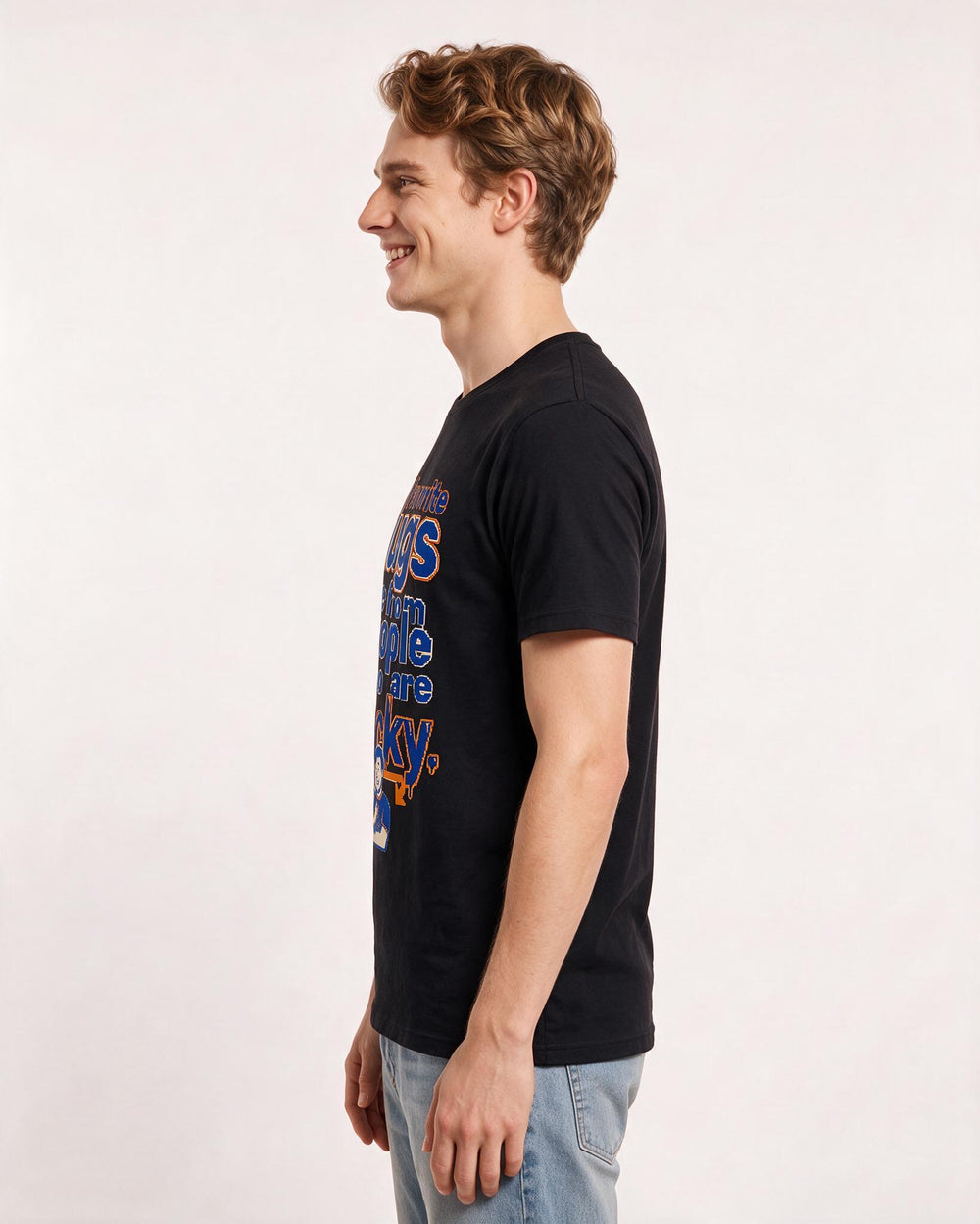 Family Black T-Shirt for Men – Everyday Expression Graphic Tee product image 2