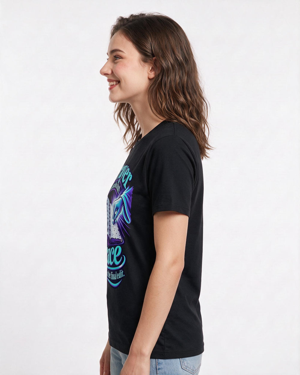 Christian Faith Black T-Shirt for Women – Everyday Expression Graphic Tee product image 2