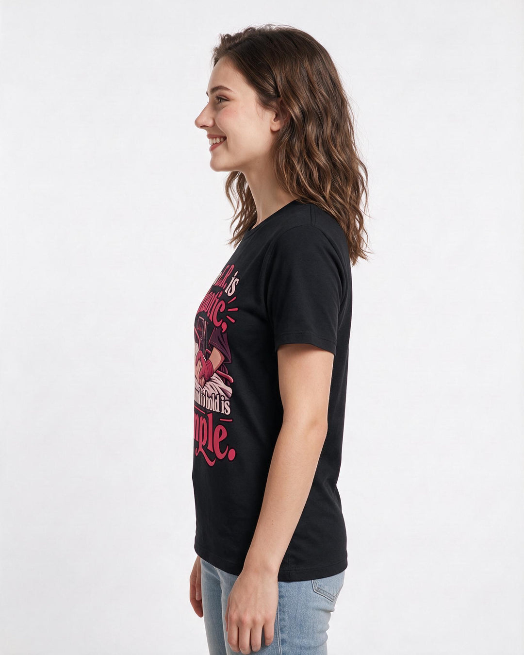 Nurse Black T-Shirt for Women – Nursing Life Graphic Tee product image 2