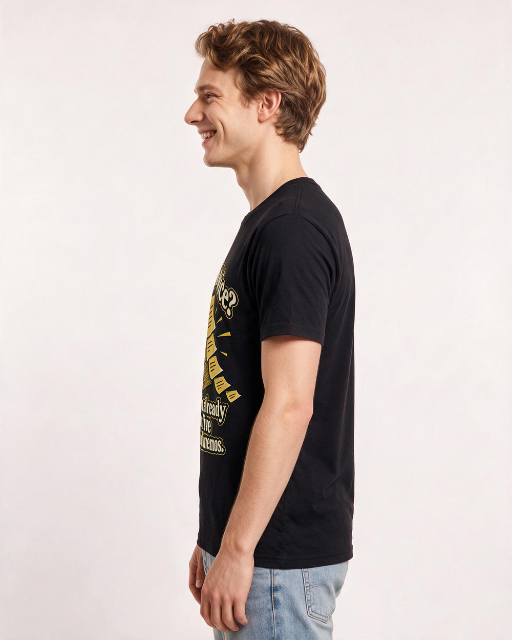 Neurodiversity Black T-Shirt for Men – Everyday Expression Graphic Tee product image 2