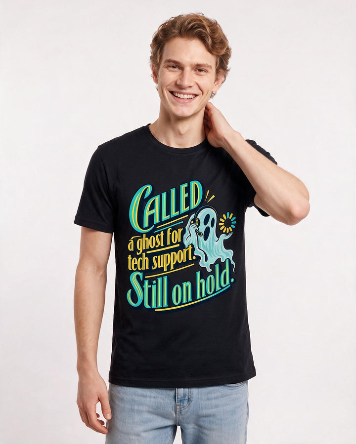 Halloween Black T-Shirt for Men – Halloween Theme Graphic Tee product image 1
