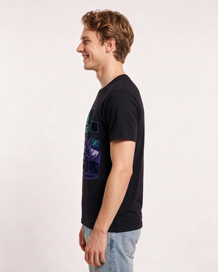 Gaming Men's Black T-Shirt – Side quests are my main character arc. product image 2