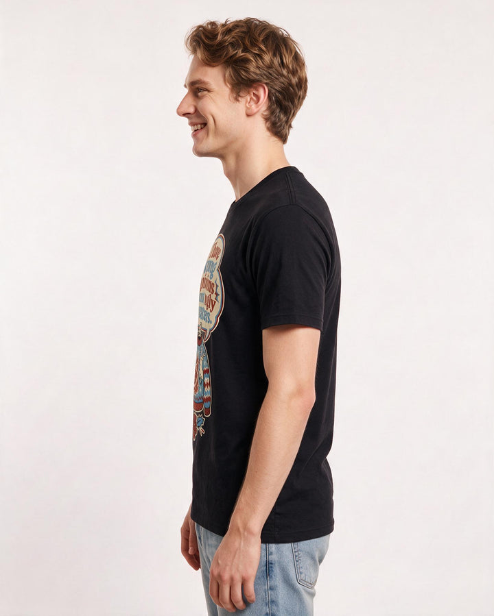 Christmas Men's Black T-Shirt - I have strong opinions about ugly product image 2