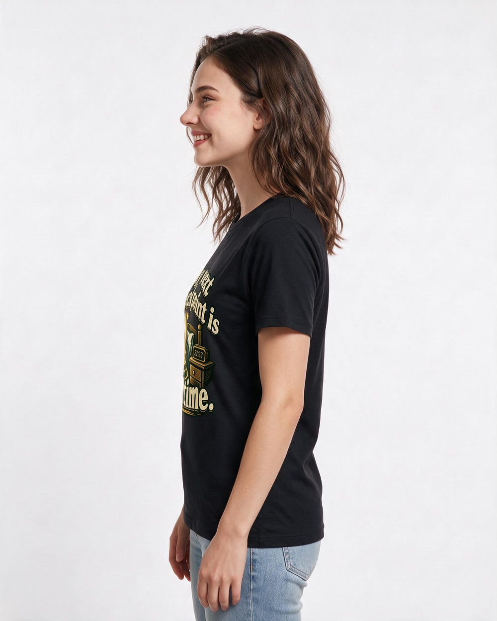 Gaming Black T-Shirt for Women – Game Night Graphic Tee product image 2