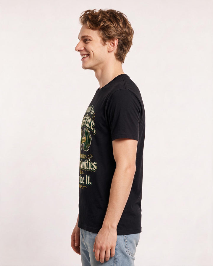 Christian Faith Black T-Shirt for Men – Everyday Expression Graphic Tee product image 2