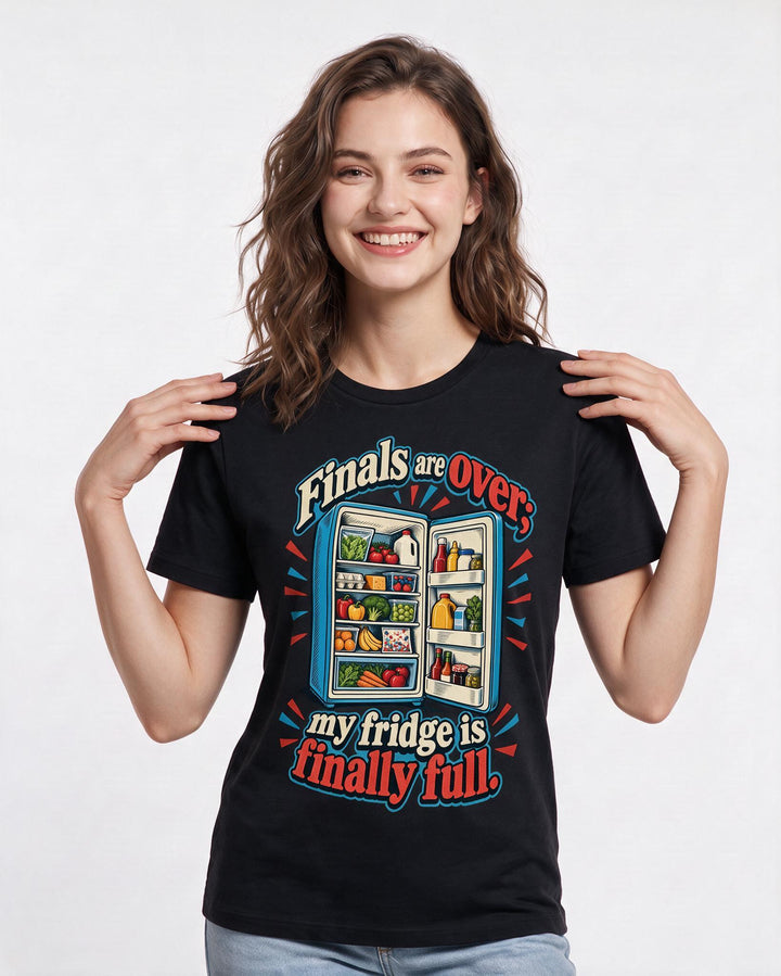 Graduation Black T-Shirt for Women – Everyday Expression Graphic Tee product image 1