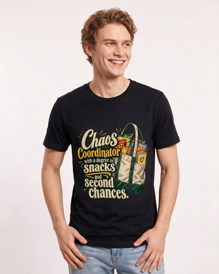 Teacher Black T-Shirt for Men – Everyday Expression Graphic Tee product image 1