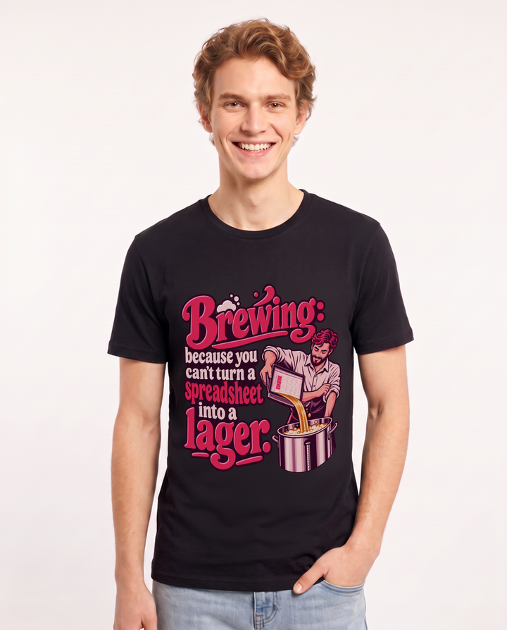 Beer Black T-Shirt for Men – Everyday Expression Graphic Tee product image 3