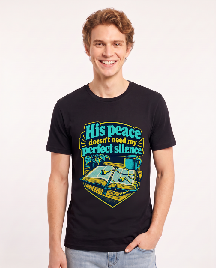 Christian Faith Black T-Shirt for Men – Everyday Expression Graphic Tee product image 3