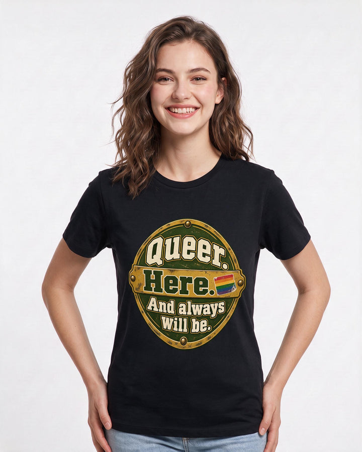 Pride Black T-Shirt for Women – Everyday Expression Graphic Tee product image 1